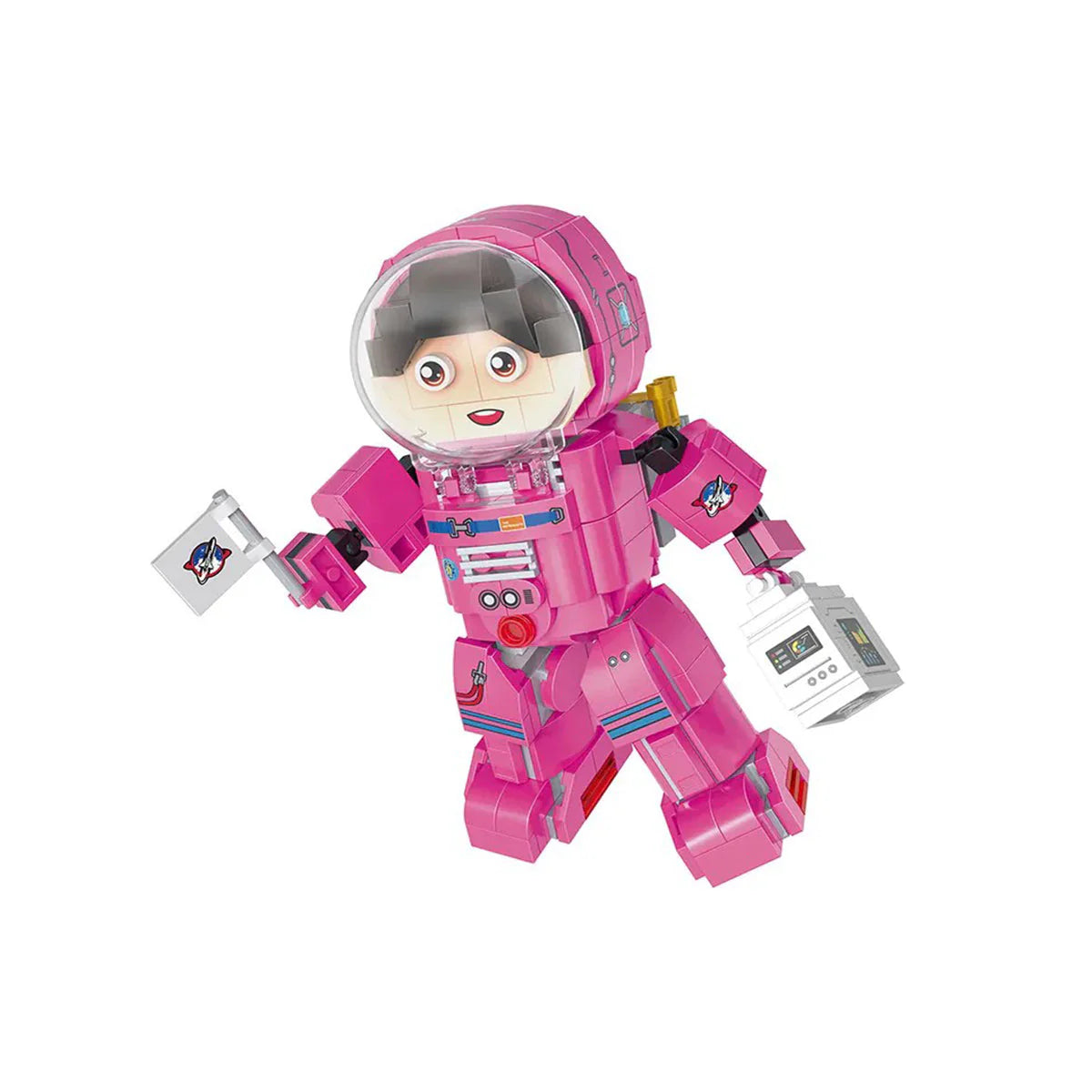 Cogo Space Female Astronaut Building Blocks