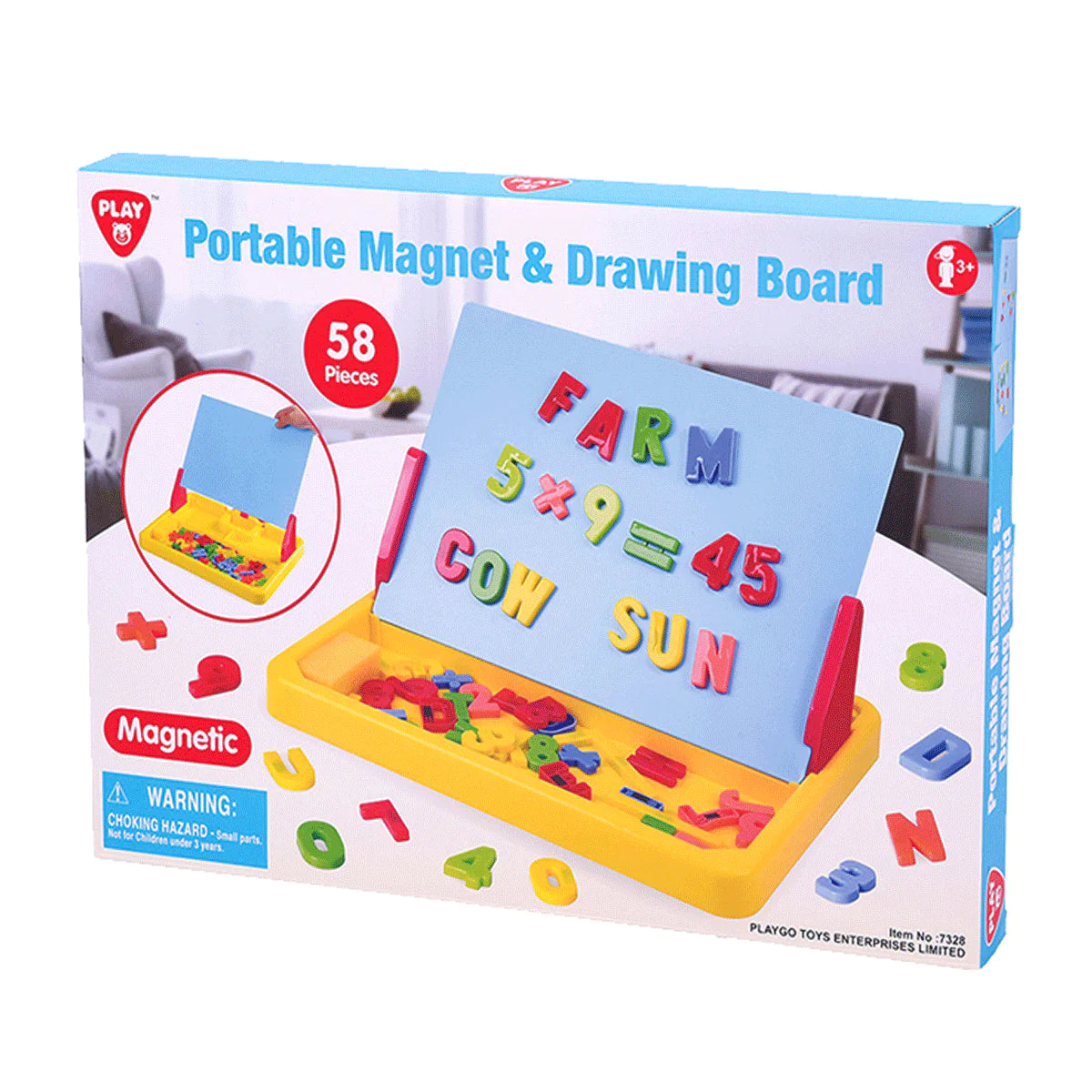 Toys Portable Magnet & Drawing Board PlayGo