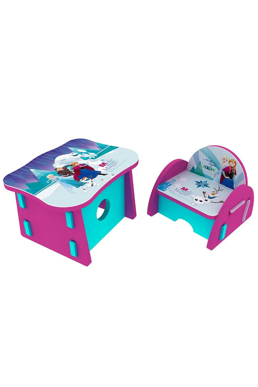 Disney Frozen Foaming Table & Chair Purple