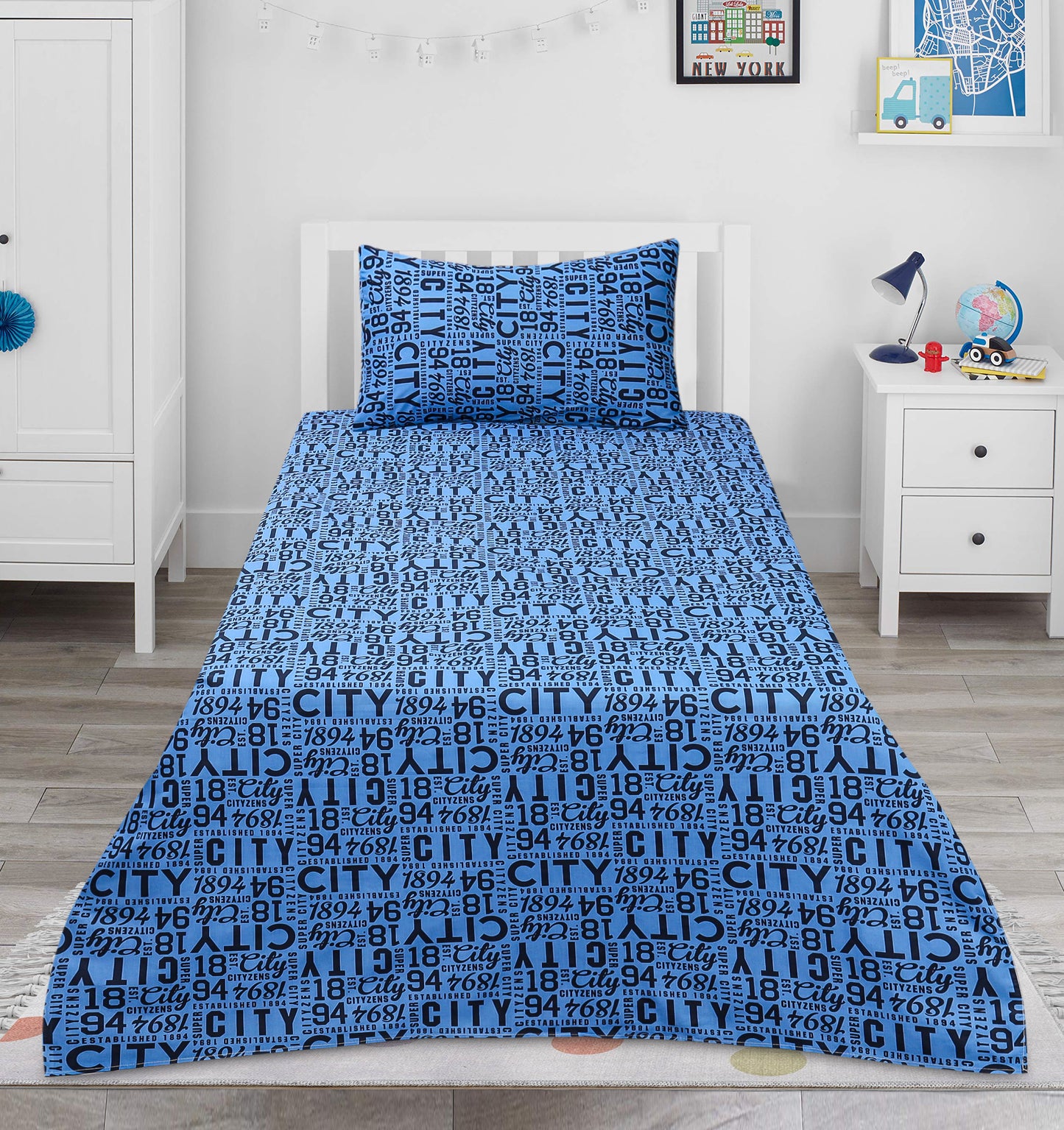 City Kids Cotton Bed Sheet