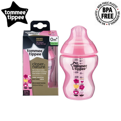 Tommee Tippee Tinted Bottle Pink 260ML/9OZ