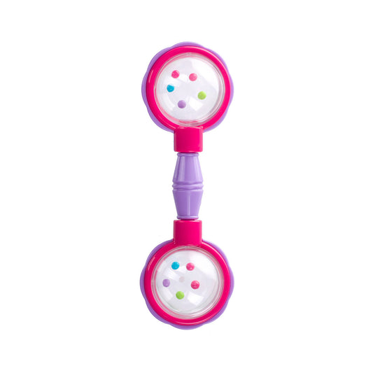 Canpol babies Rattle Barbell pink