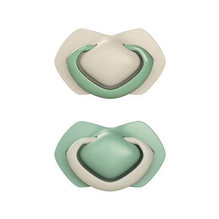 Canpol babies Silicone Symmetrical Soother 0-6m Pure Color  2 pcs