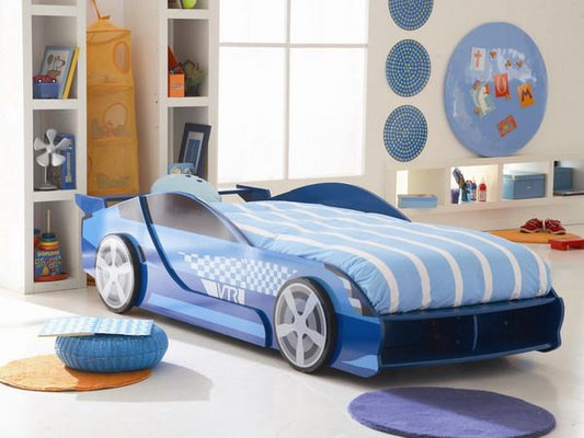 Kids Car Bed - Super Blue