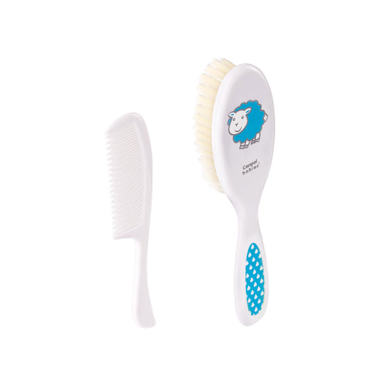 Canpol babies Soft Baby Brush and Comb Transparent