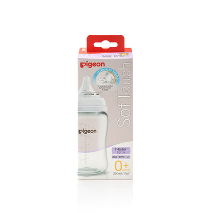 Pigeon Softouch Wide Neck Feeder T-Ester 200ml Logo