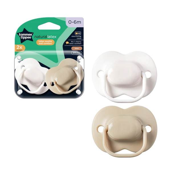 Tommee Tippee Cherry Latex Soother 2-PK 0-6M