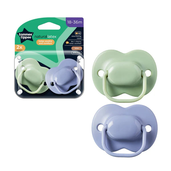 Tommee Tippee Cherry Latex Soother 2-PK 18-36M