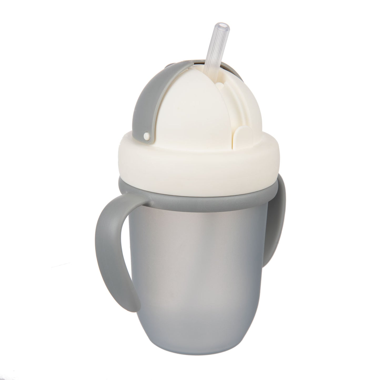 Canpol babies Cup with Silicone Flip-top Straw 210ml Matte Pastels