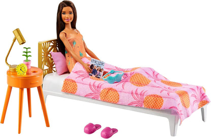 Barbie Doll With Bedroom Playset