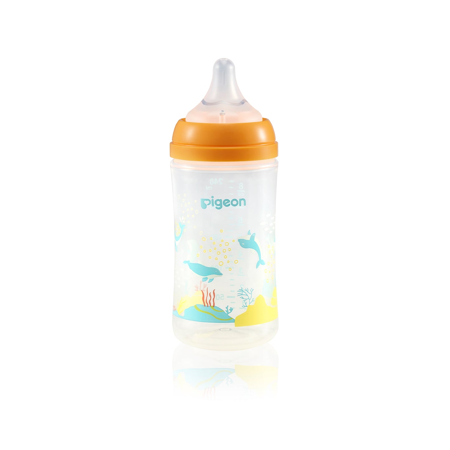 Pigeon SOFTOUCH 3 WN FEEDER PP 240ML DOLPHIN