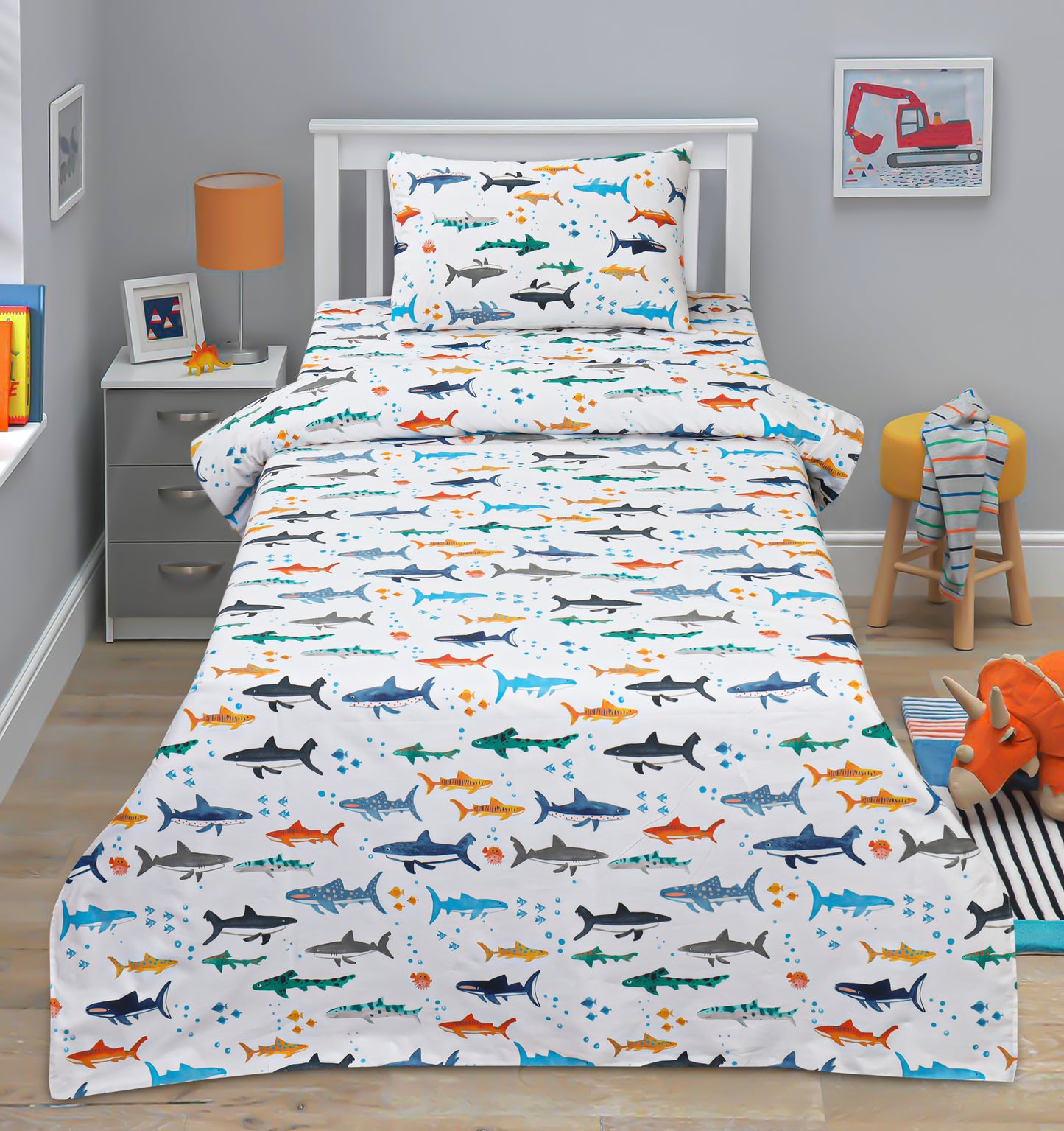 Fish Percale kids Bedsheets