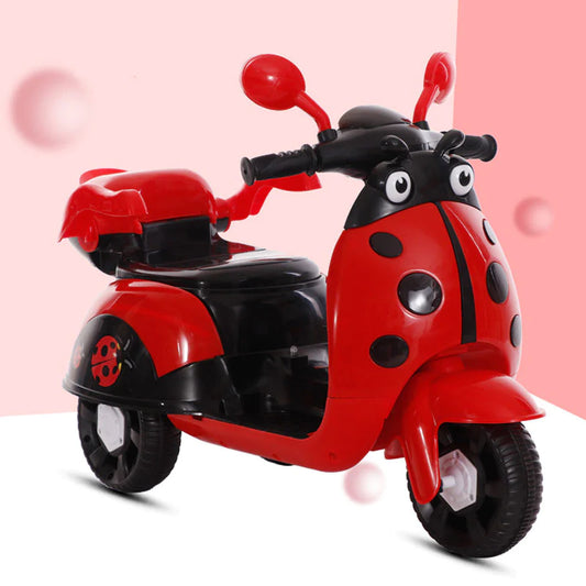 Ride On 6V Lady Bug Electric Rechargeable Scooter For Kids