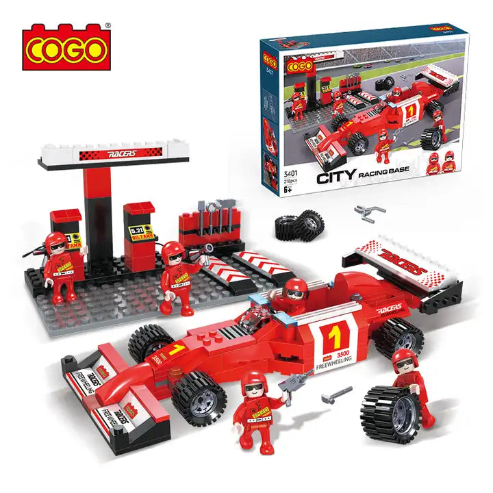 Cogo Racer Car Blocks