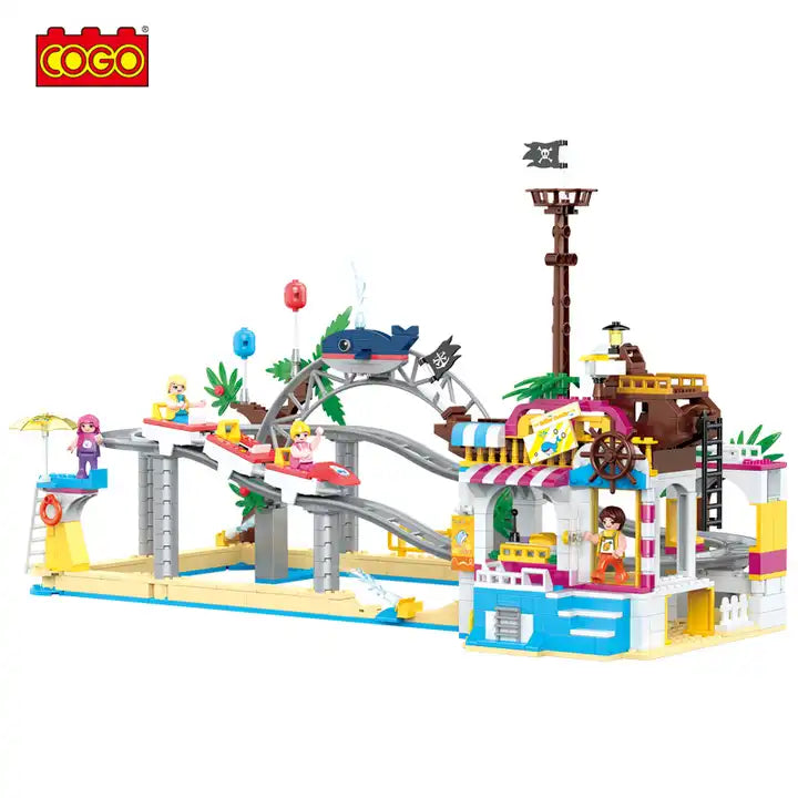 Cogo Roller Coaster Building Blocks Set