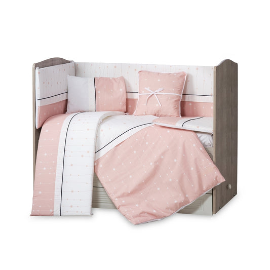 Tinnies Cot Bedding Set Pink
