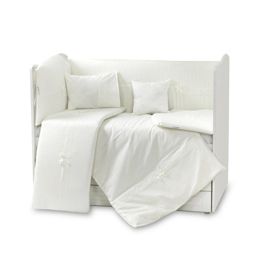 Tinnies Cot Bedding Set Cream