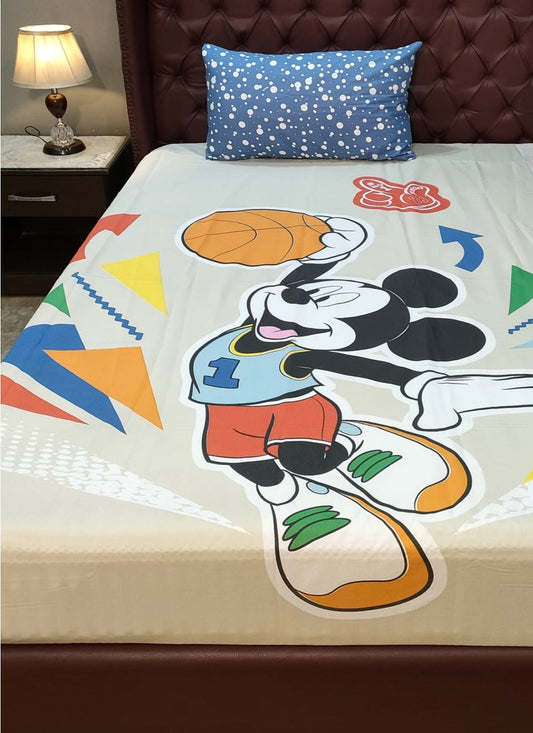 Mickey mouse kid cotton Bed Sheets