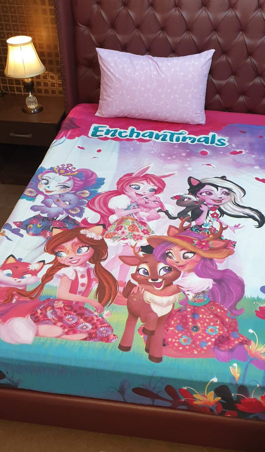 Enchantimals kids cotton Bed Sheets