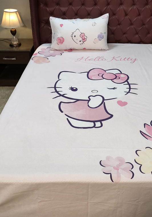 Hello kitty kids cotton Bed Sheets
