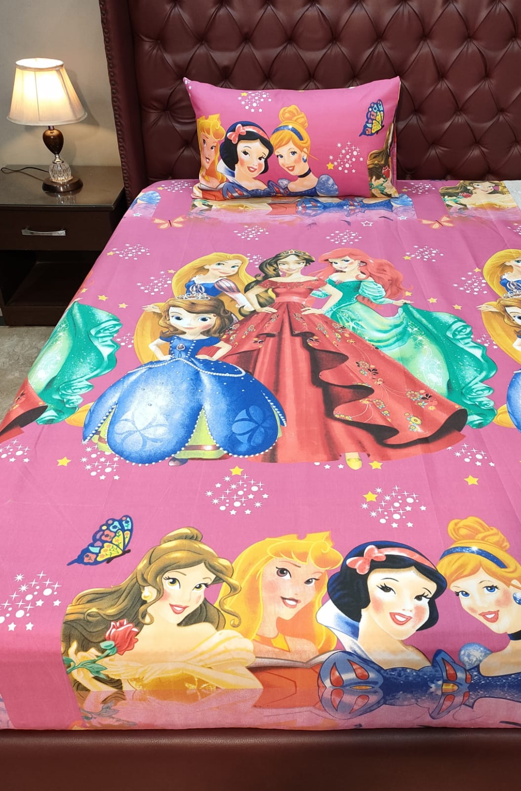 Disney Cinderella kids cotton Bed Sheets