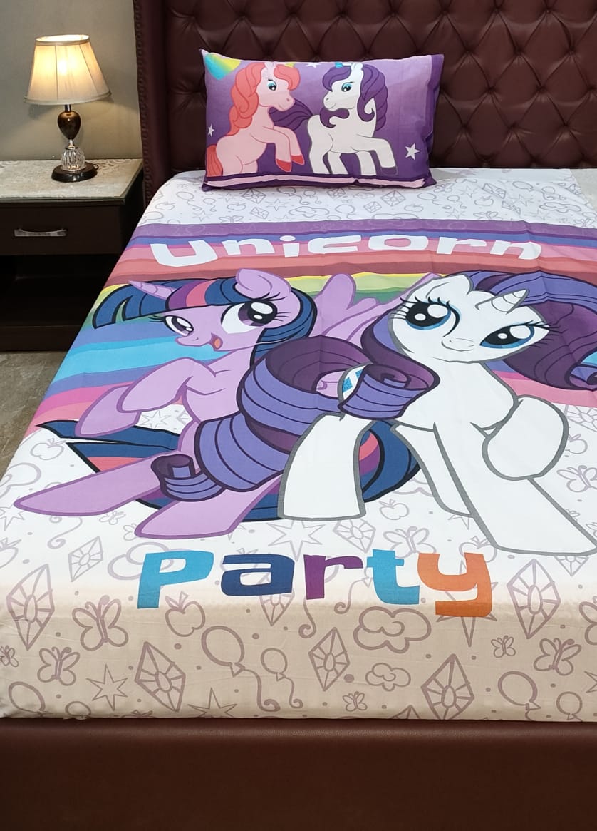 Little Pony Kids Cotton Bed Sheet
