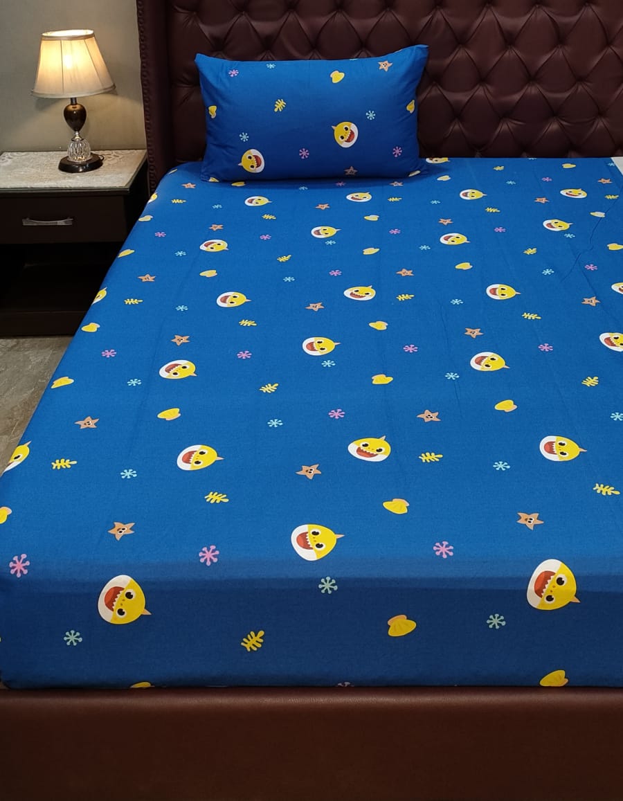 Angry bird kids Cotton Bed Sheet