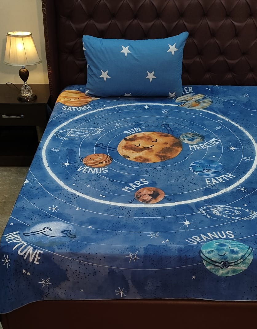 Space kids Cotton Comforter Set