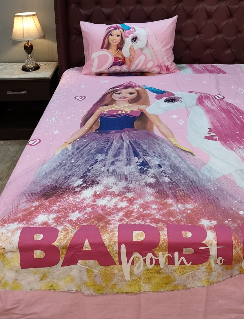 Barbie kids Cotton Comforter Set