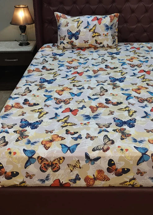 Butterflies Kids Percale Bedsheet