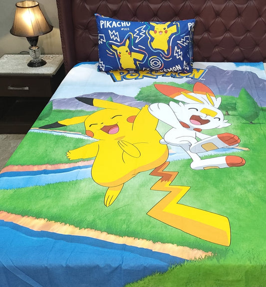 Pokémon kids cotton bedsheet