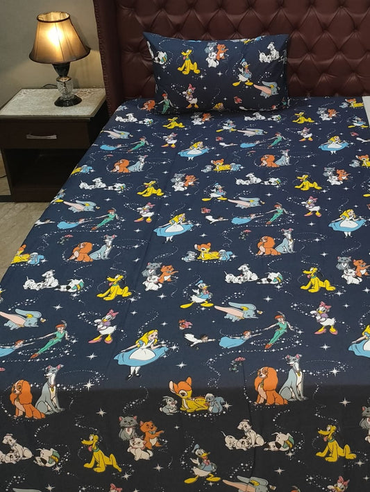 Tom and Jerry Cotton Kids Bedsheet