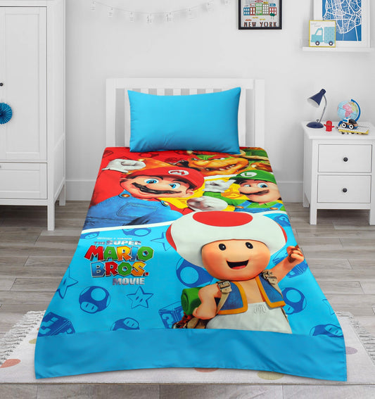 Super Mario kid cotton Bed Sheets