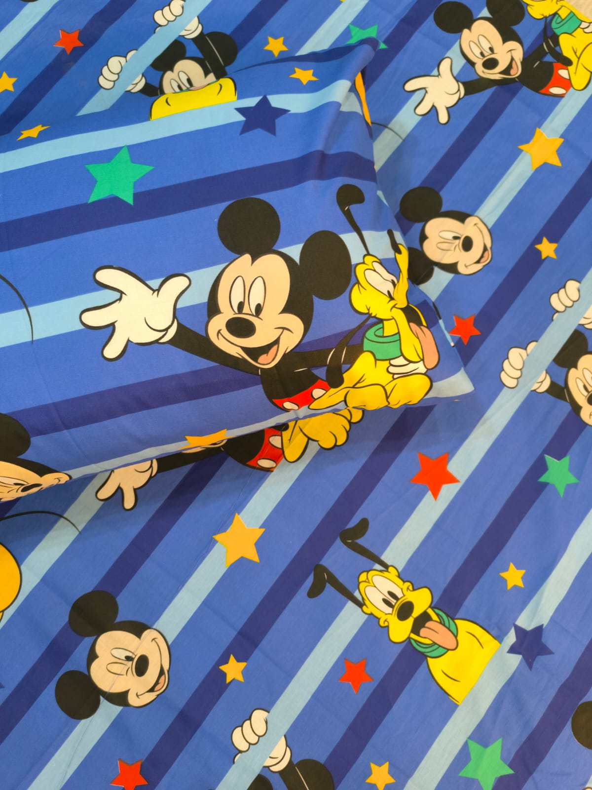 Mickey Mouse kids Cotton Bedsheet