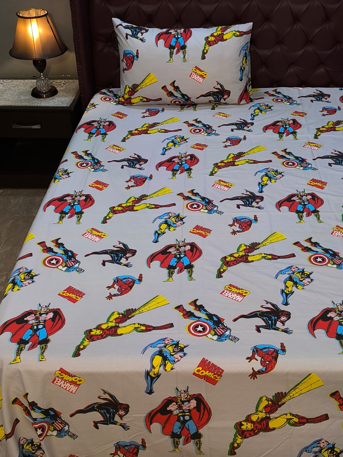 Marvel Kids Cotton Bedsheet