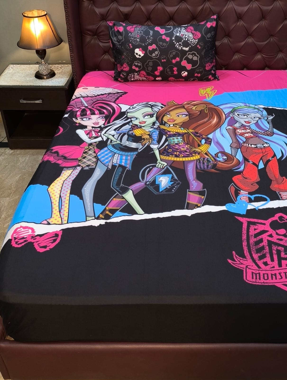 Monster High Kids Cotton Bedsheet