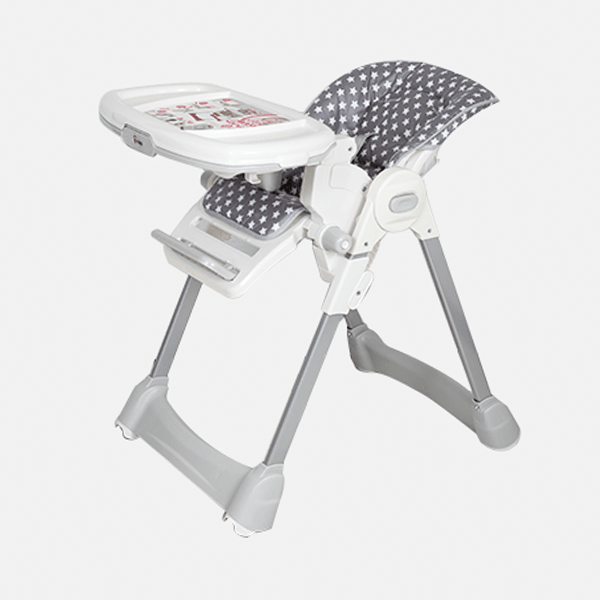 Tinnies Adjustable High Chair – Grey
