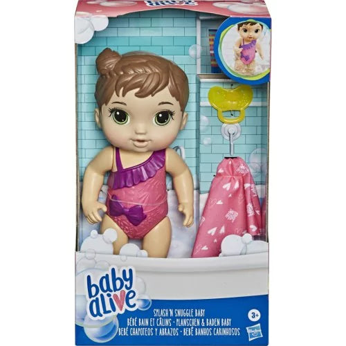 Baby Alive Splash N Snuggle Burn Hair Doll