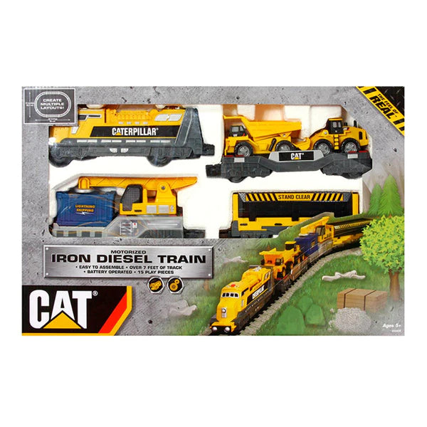 Cat Railroad Diesel Locomotive