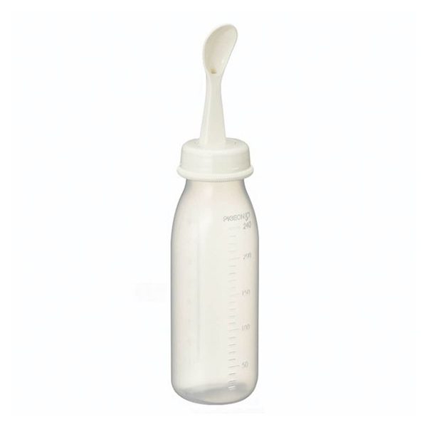 Pigeon weaning bottle with spoon 240ml