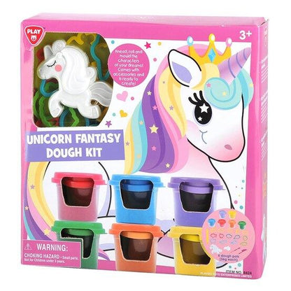 Play Unicorn Fantasy Dough Kit (6x2 Oz Dough Included
